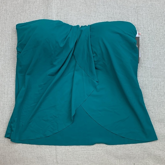 VINCE CAMUTO Women Convertible Adjustable Tankini Swimsuit Top Size M - Picture 6 of 10